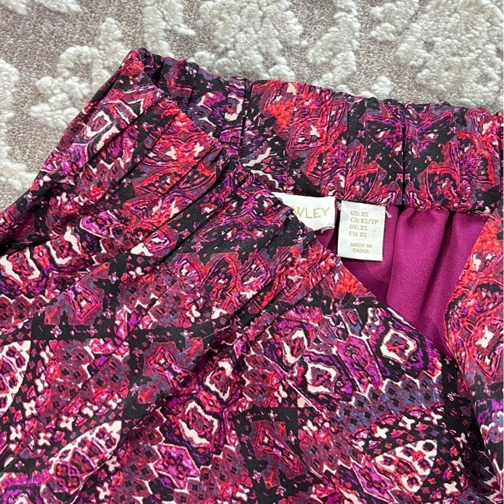 Cynthia Rowley 100% Silk Batik Print Midi Skirt - Picture 10 of 11